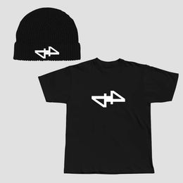 44.bundle tee + beanie