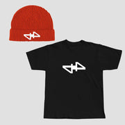 44.bundle tee + beanie